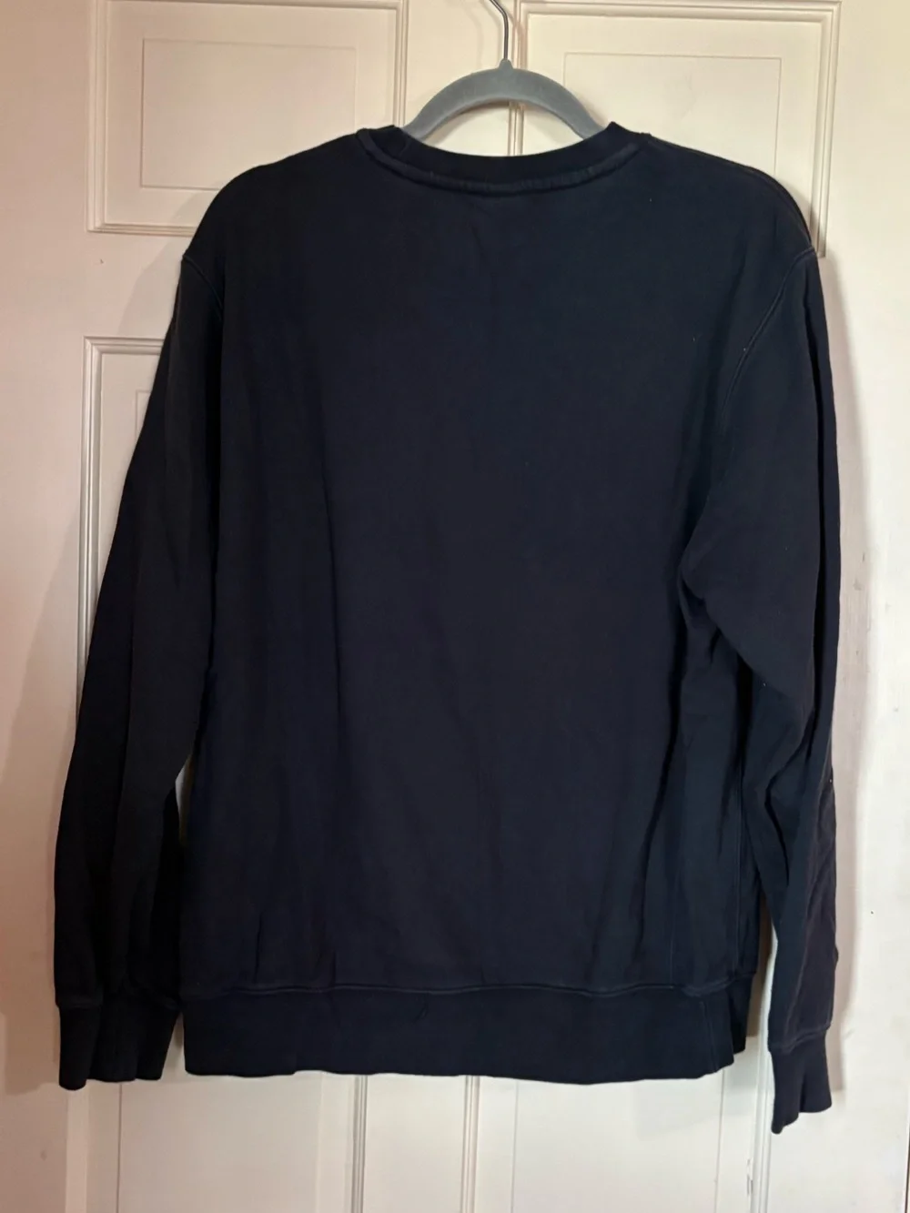 Nike Club Crewneck Sweatshirt Black Men's Size Medium Logo Swoosh